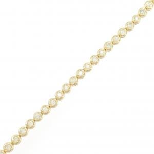 K18YG/K18WG ダイヤモンド ブレスレット 1.00CT