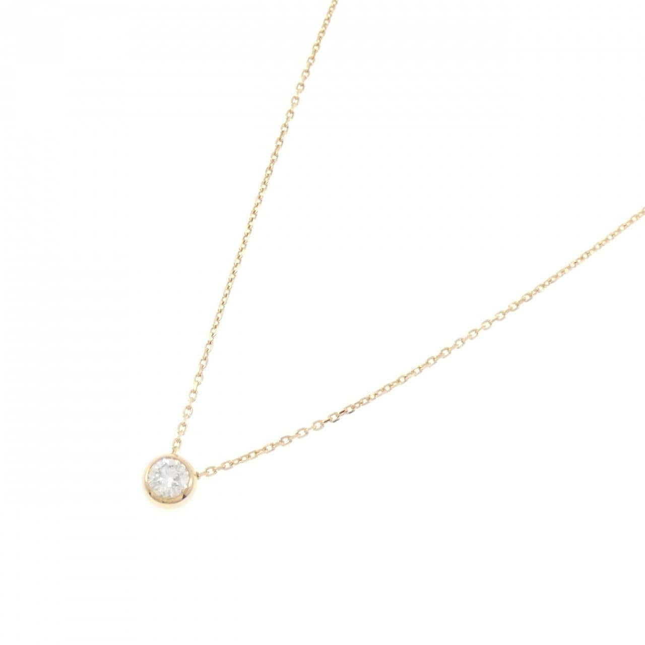K18YG ダイヤモンド ネックレス 0.322CT