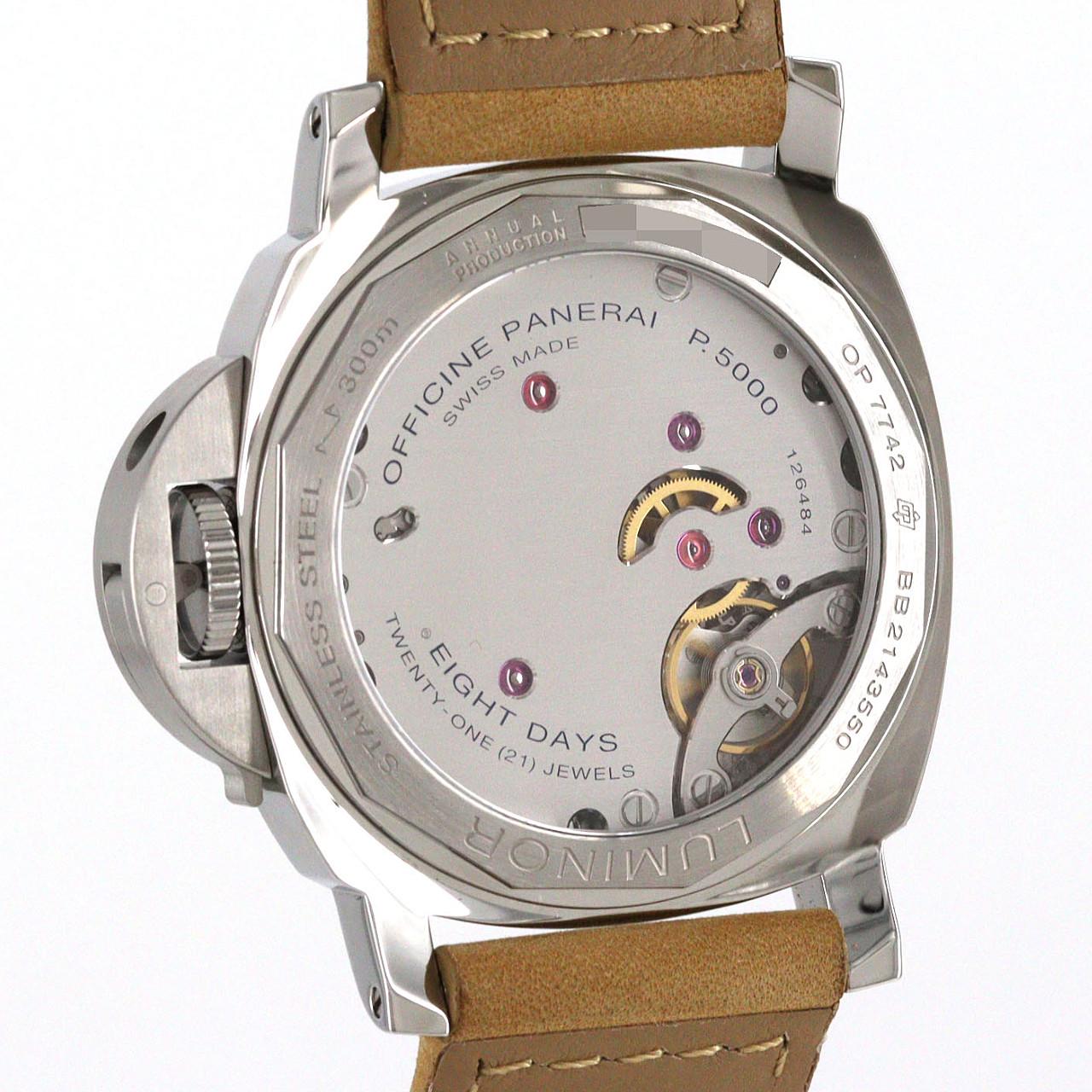 パネライ ルミノールデストロオットジョルニ PAM01655 SS 手巻