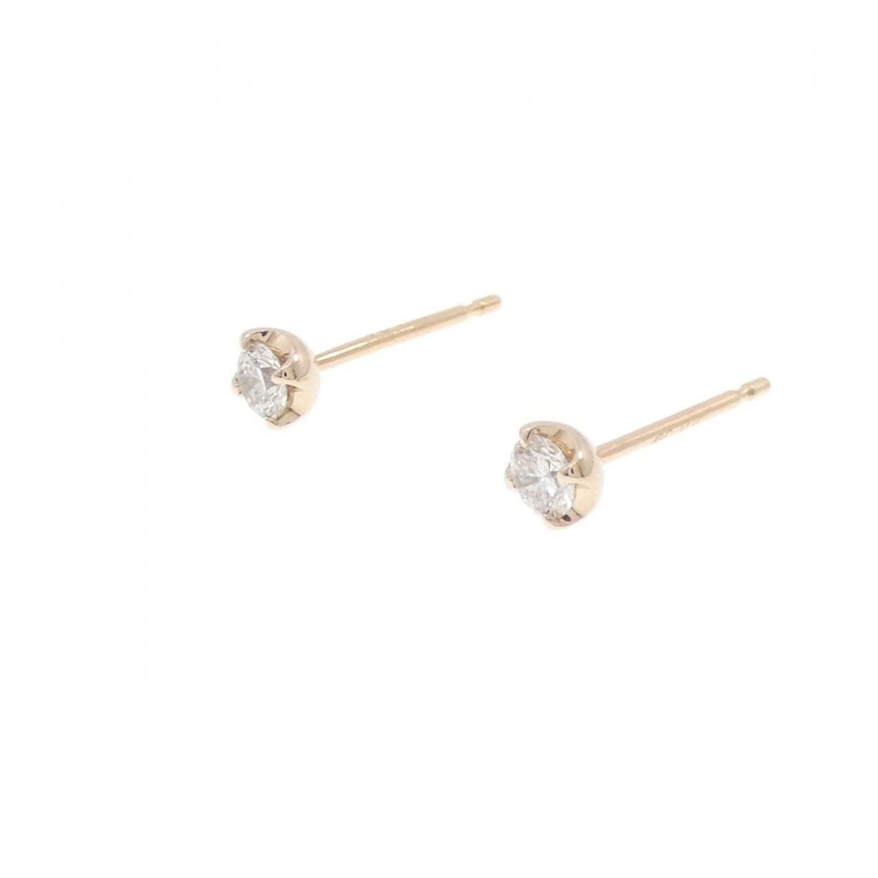 4゜C ダイヤモンド ピアス 0.1CT