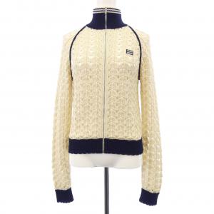 ミュウミュウ MIU MIU コットンファスナーカーディガン MMF01I SOOO 1847 カーディガン