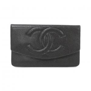 【ヴィンテージ】シャネル タイムレスCC ライン 01434 財布