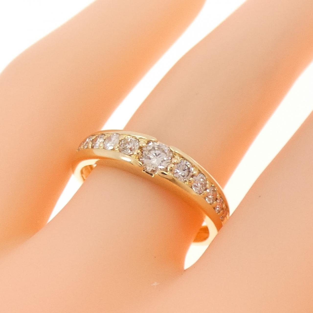 K18YG ダイヤモンド リング 0.50CT