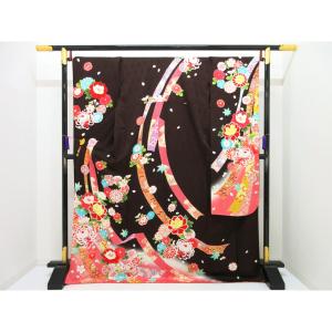 振袖　友禅加工ボカシ染