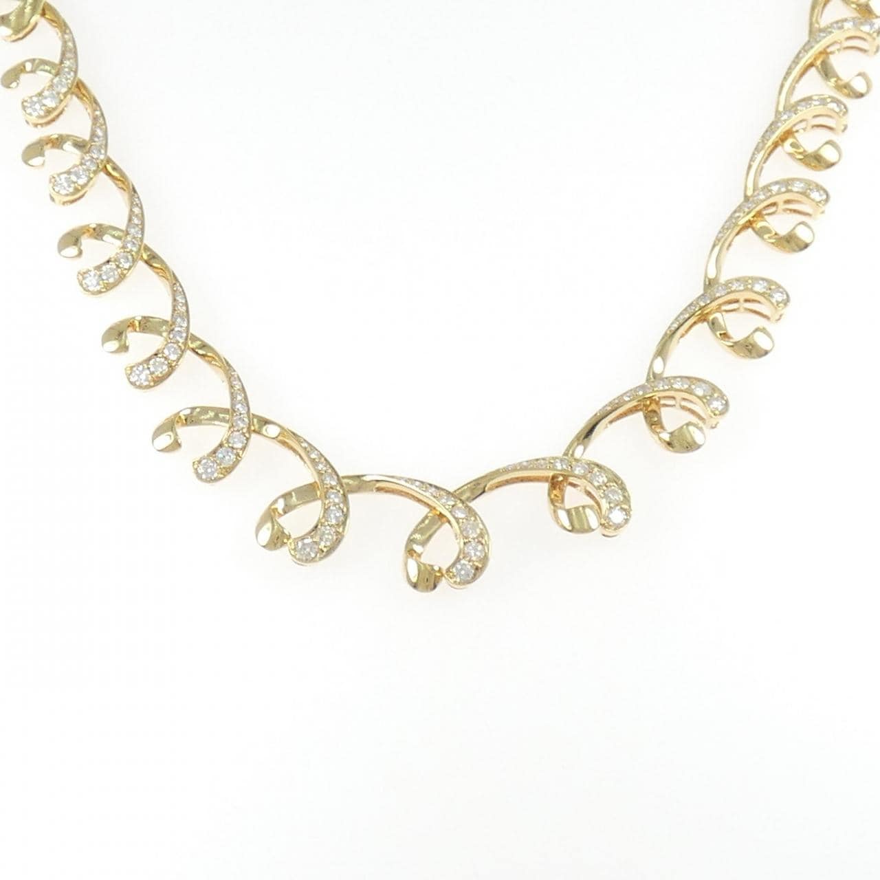 750YG ダイヤモンド ネックレス 2.60CT