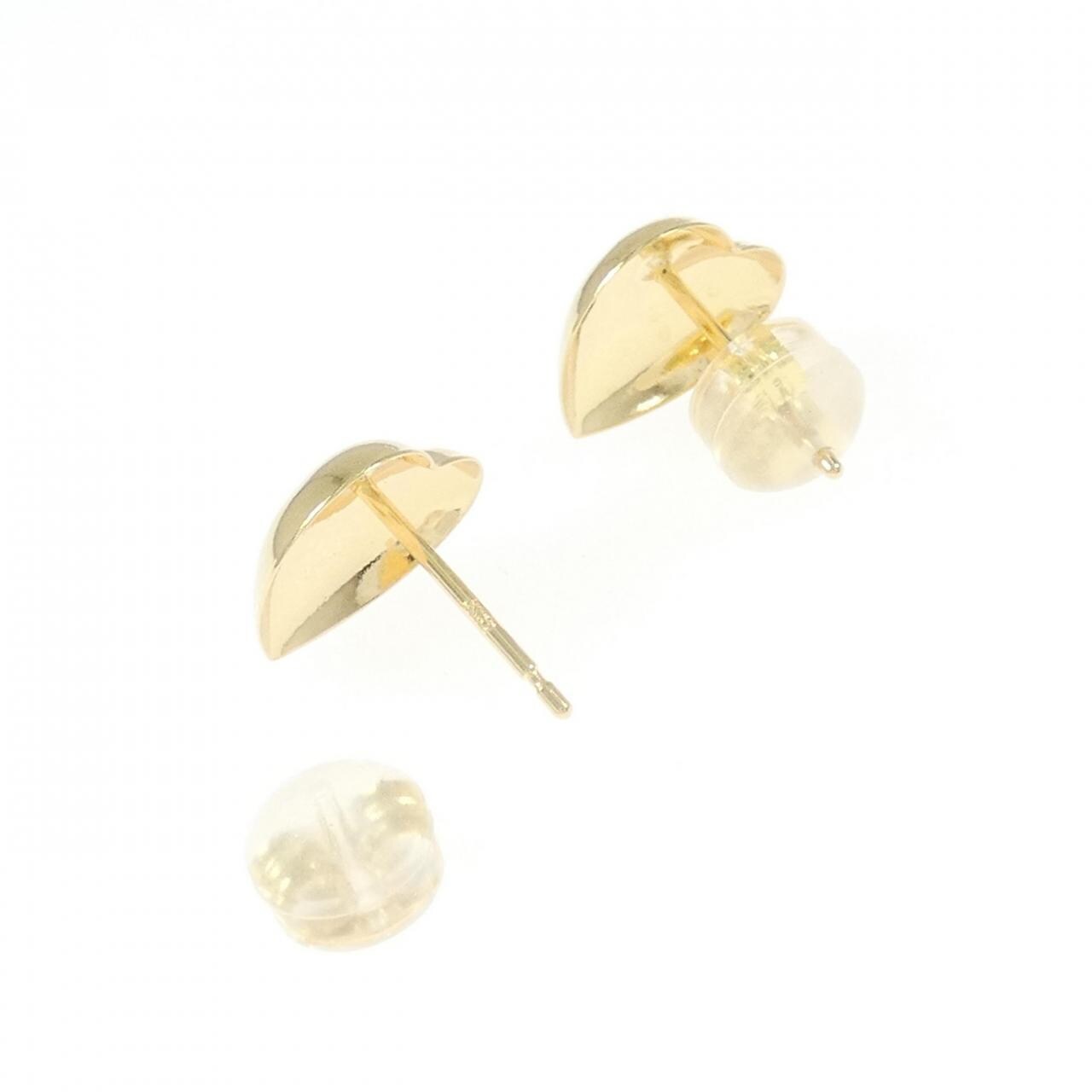 【新品】K18YG ハート ピアス