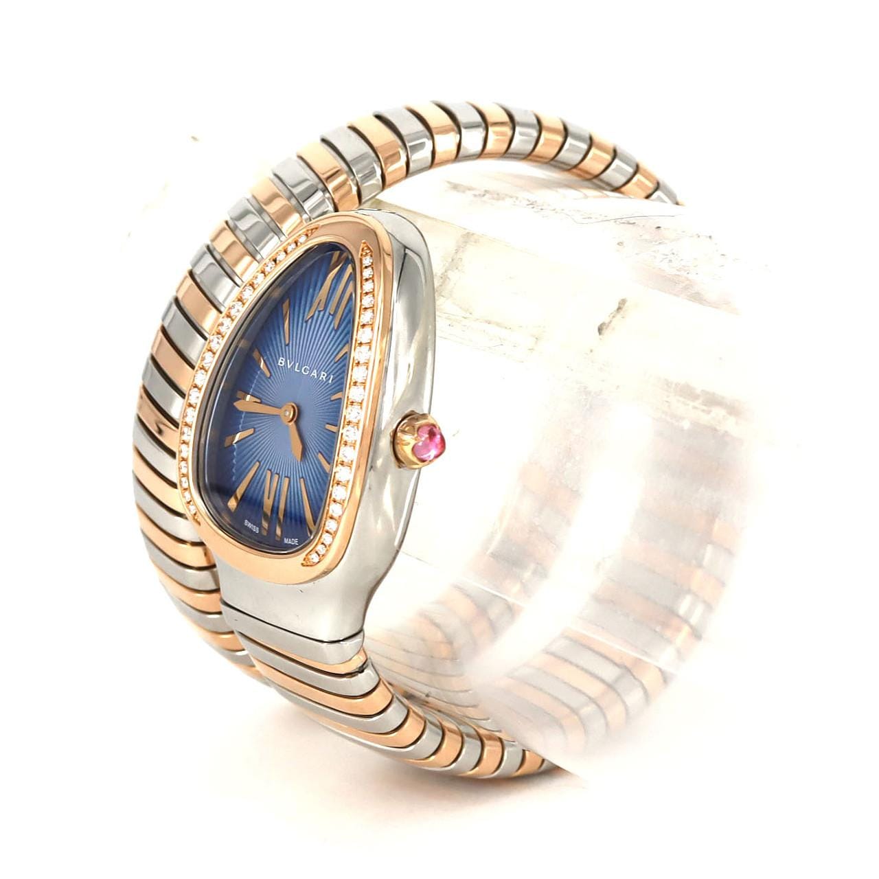 ブルガリ セルペンティトゥボガス PGコンビ/D Sサイズ SP35SPG/102984 SSxPG クォーツ