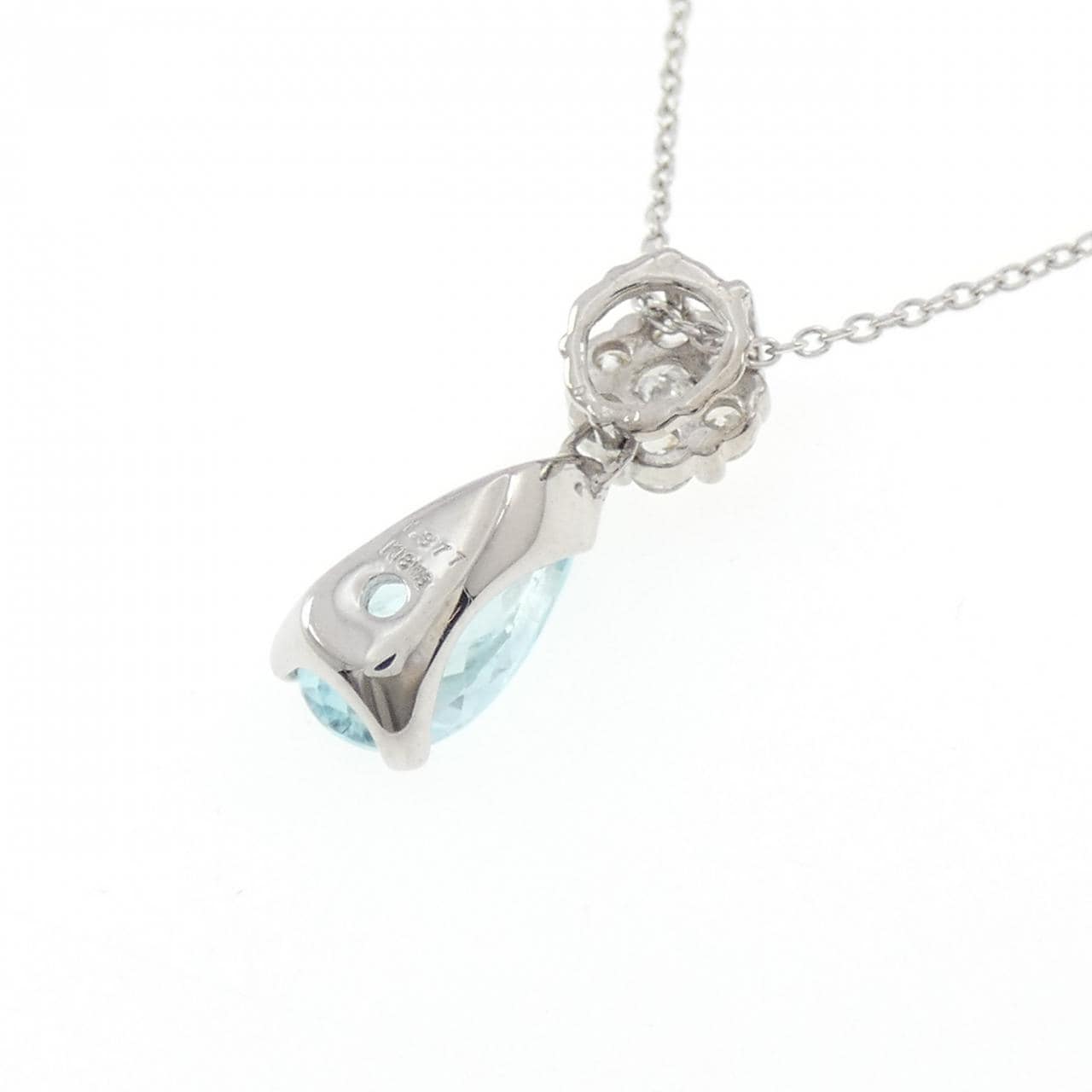 K18WG パライバトルマリン ネックレス 1.377CT