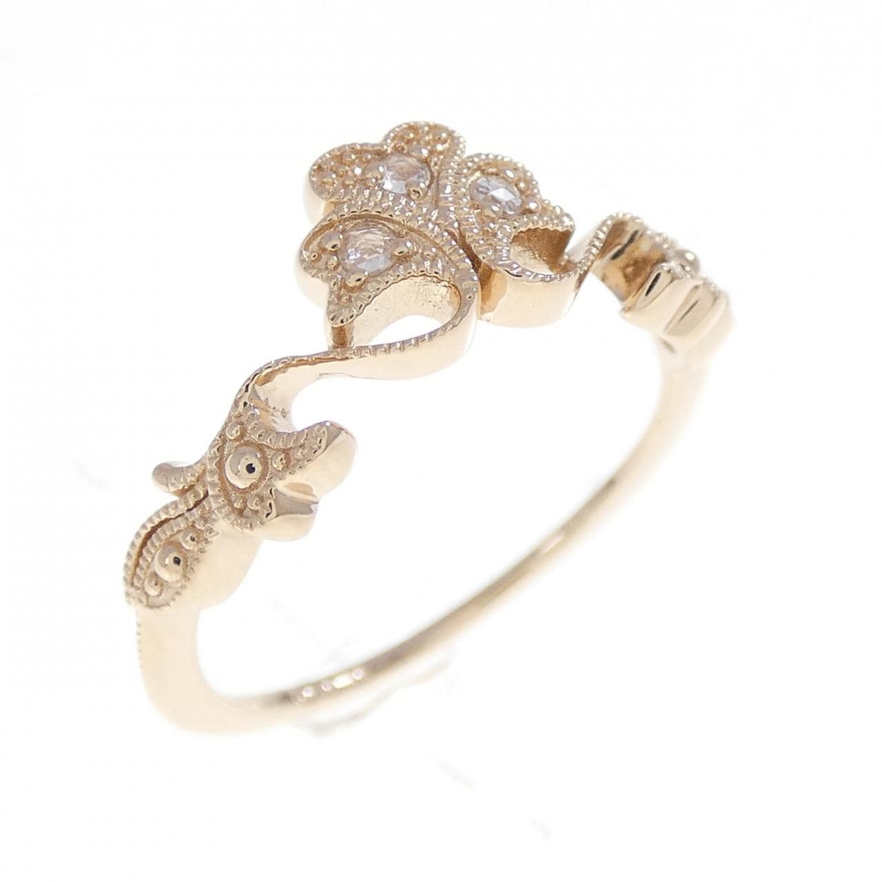 K18PG ダイヤモンド リング 0.02CT