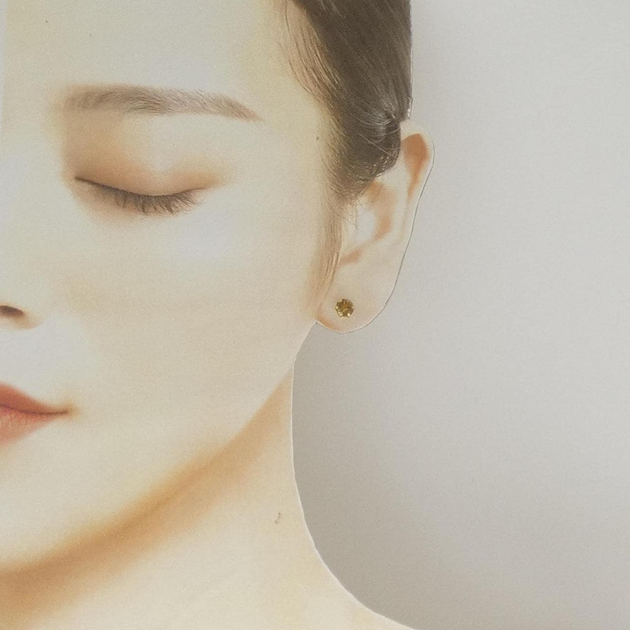 K18YG トルマリン ピアス 1.2CT