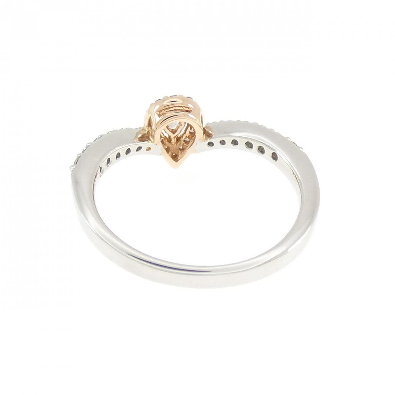 ジーエスティービー ピンクダイヤモンド リング 0.111CT