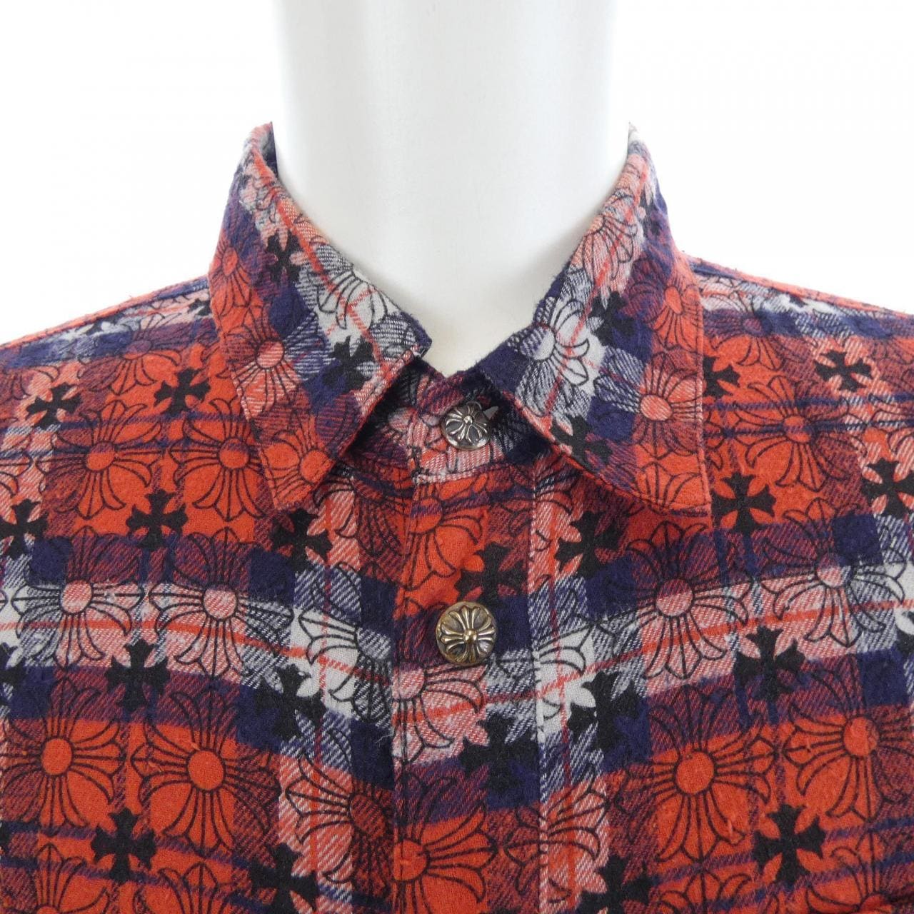 クロムハーツ CHROME HEARTS Loose Ends Check Shirt 2211-304-4876 シャツ