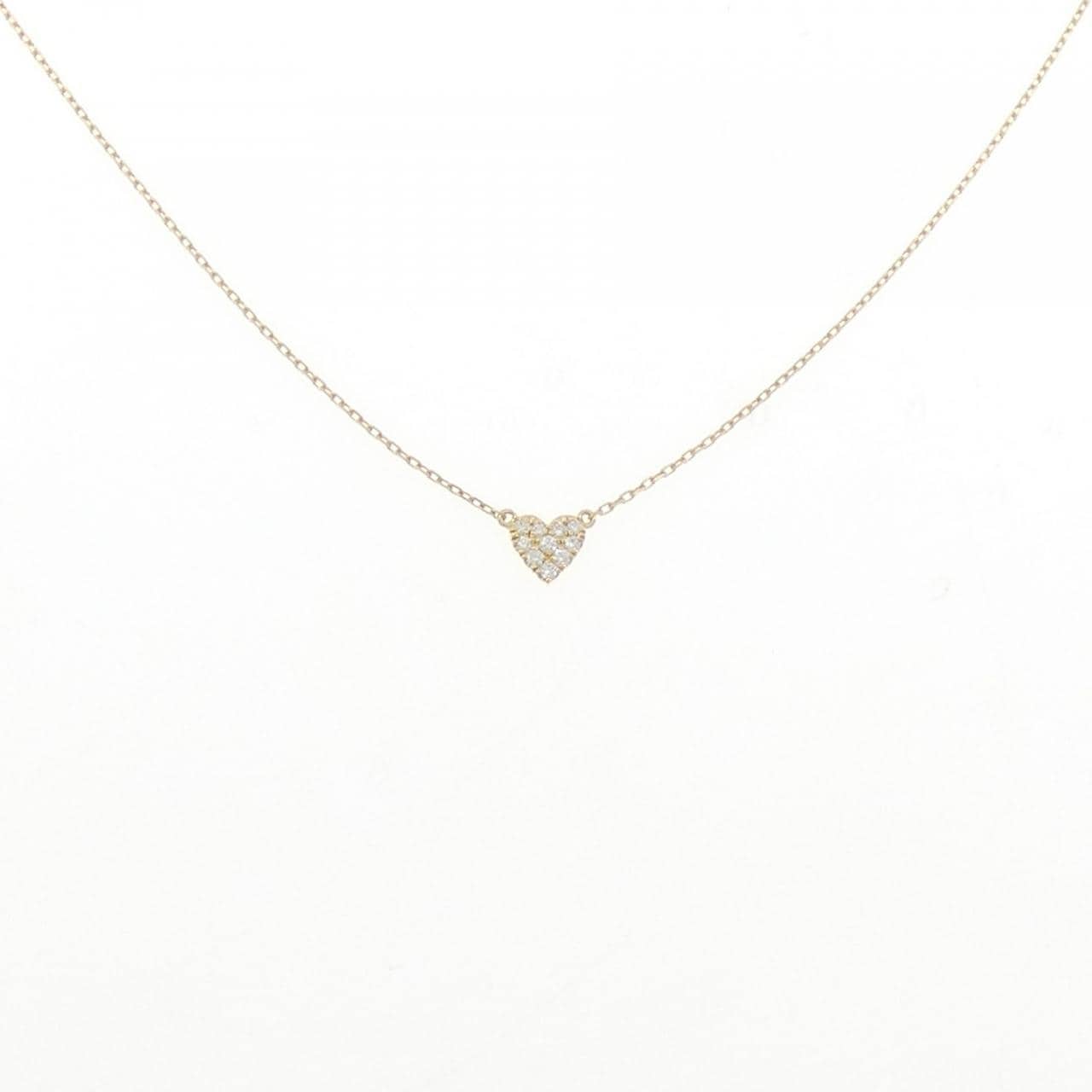 アーカー ハートパヴェ ネックレス 0.05CT