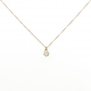 アガット ダイヤモンド ネックレス 0.1CT