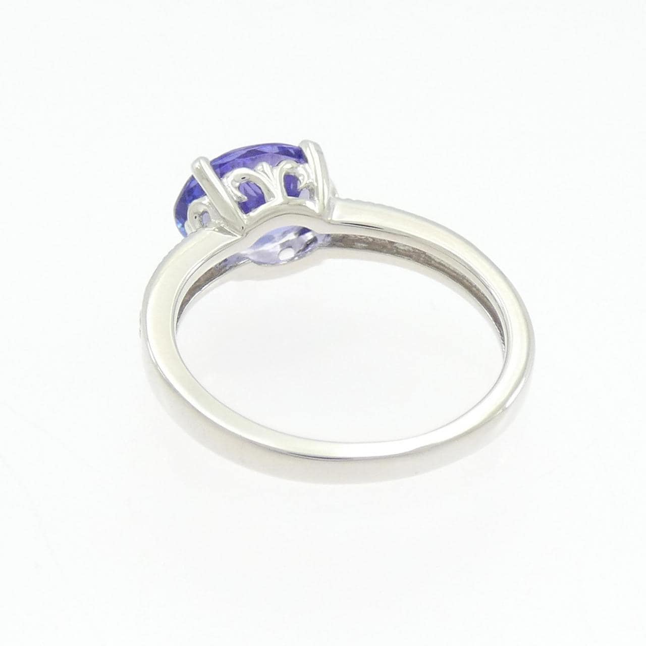 K14WG坦桑石戒指 1.16克拉