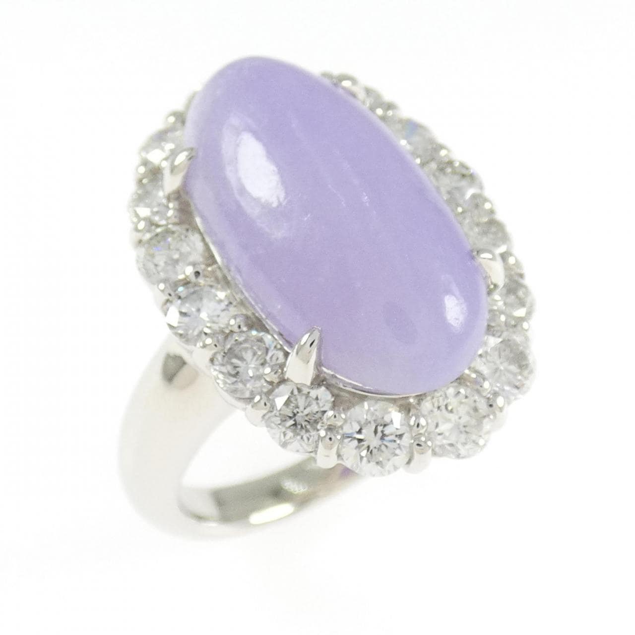 PT900 ラベンダーヒスイ リング 9.161CT