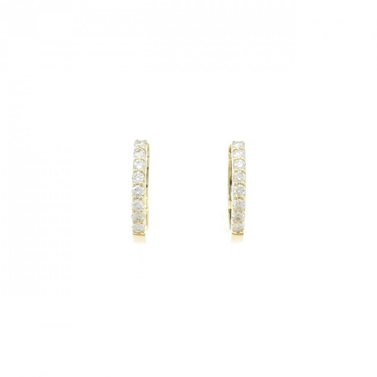 【新品】K18YG ダイヤモンド ピアス 0.20CT