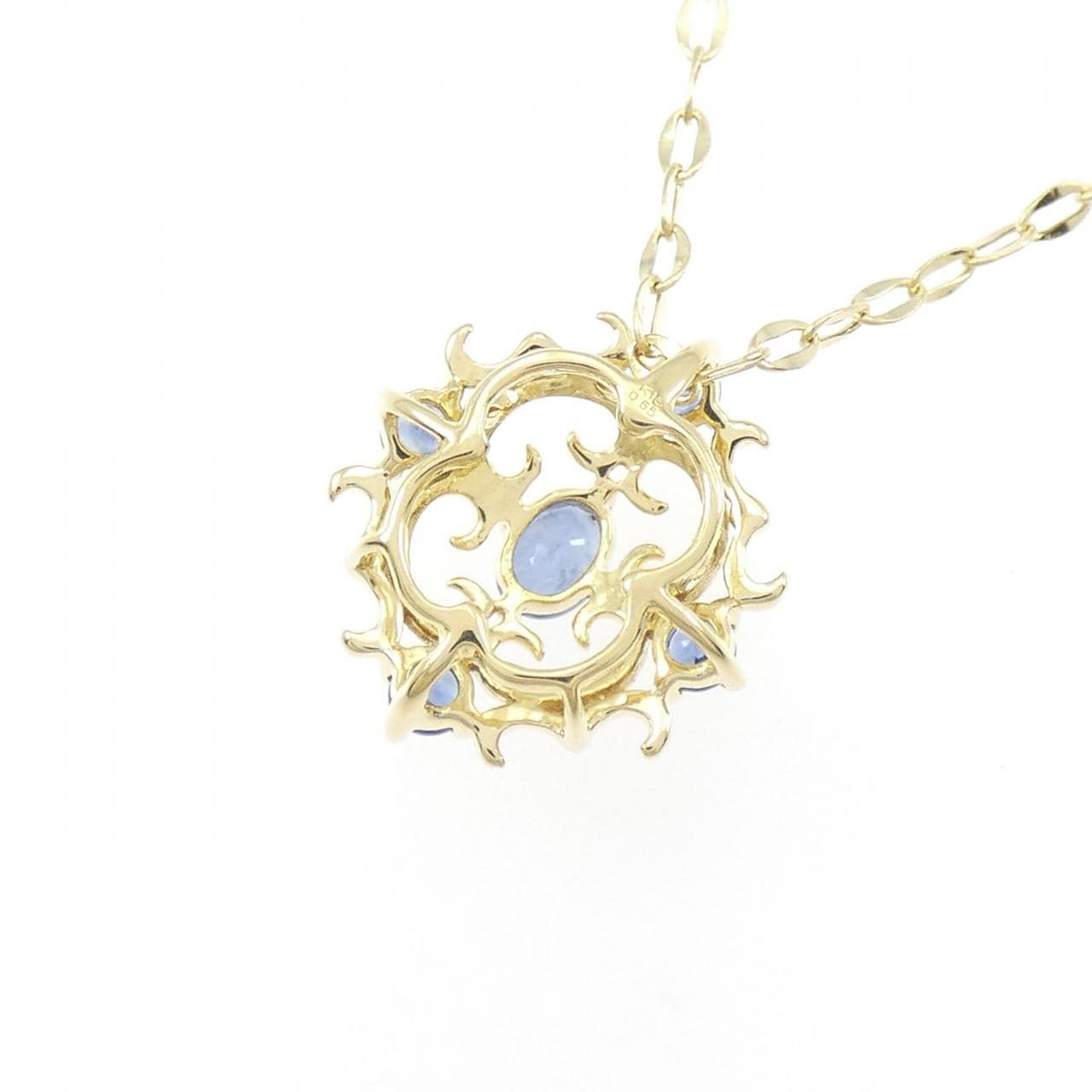 K18YG サファイヤ ネックレス 0.65CT