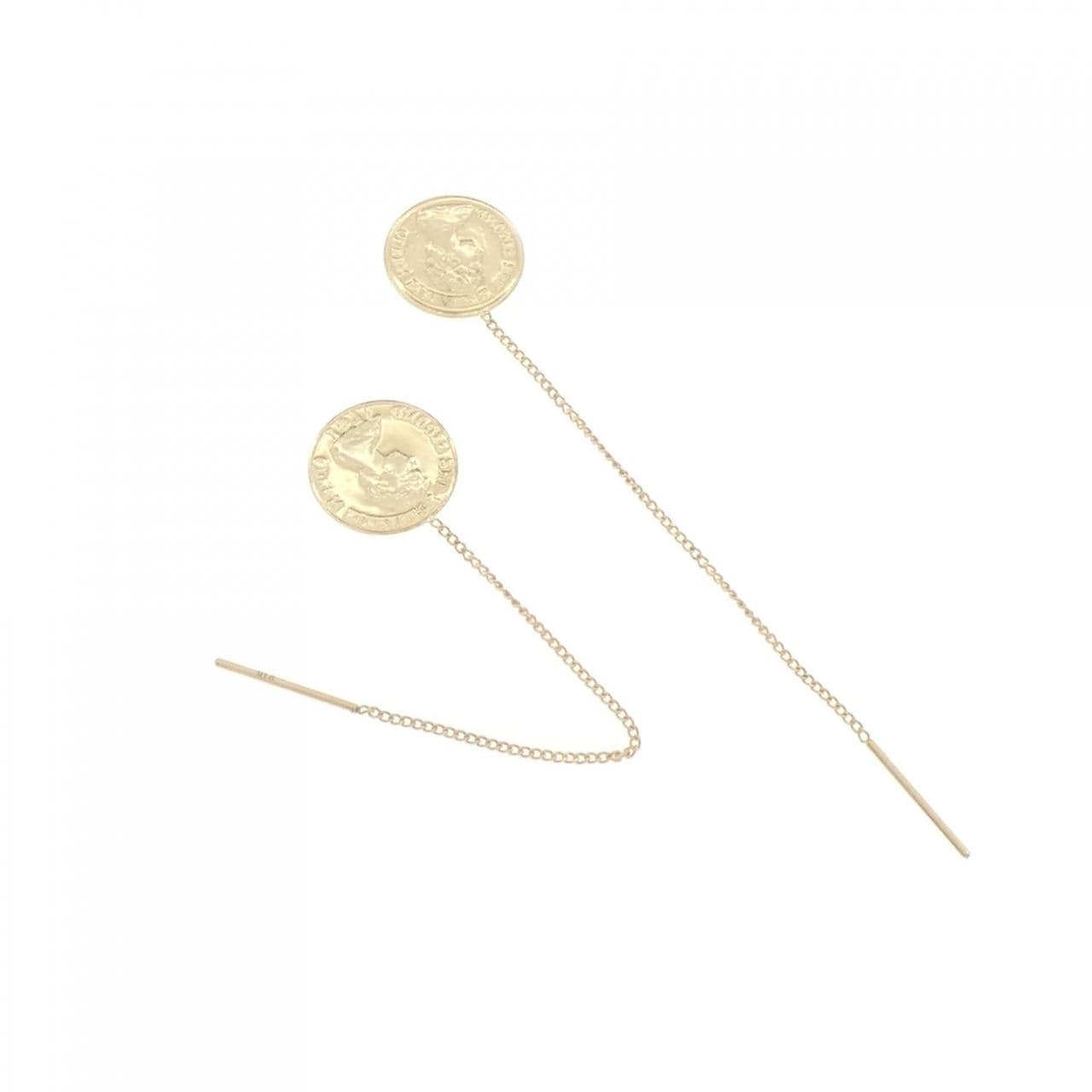 K18YG earrings