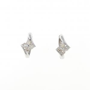 18KWG ダイヤモンド ピアス 0.25CT