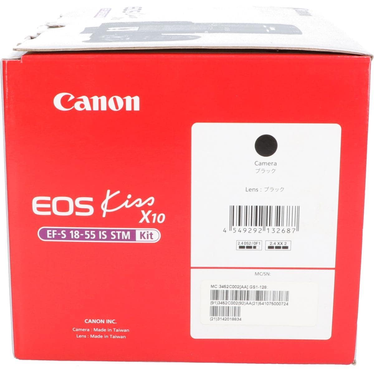 【未使用品】ＣＡＮＯＮ　ＥＯＳ　ＫＩＳＳ　Ｘ１０　１８－５５ＫＩＴ