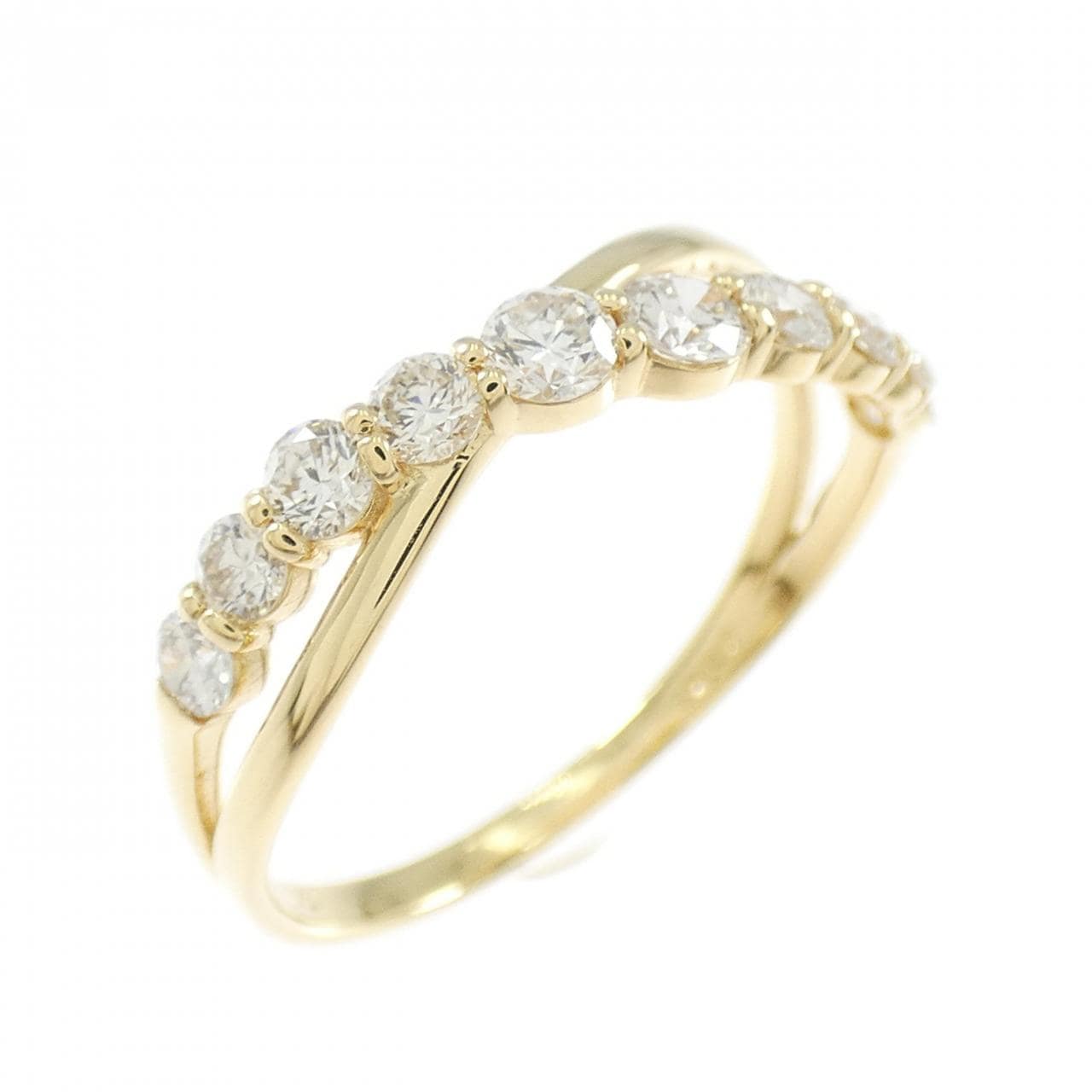 K18YG ダイヤモンド リング 0.50CT