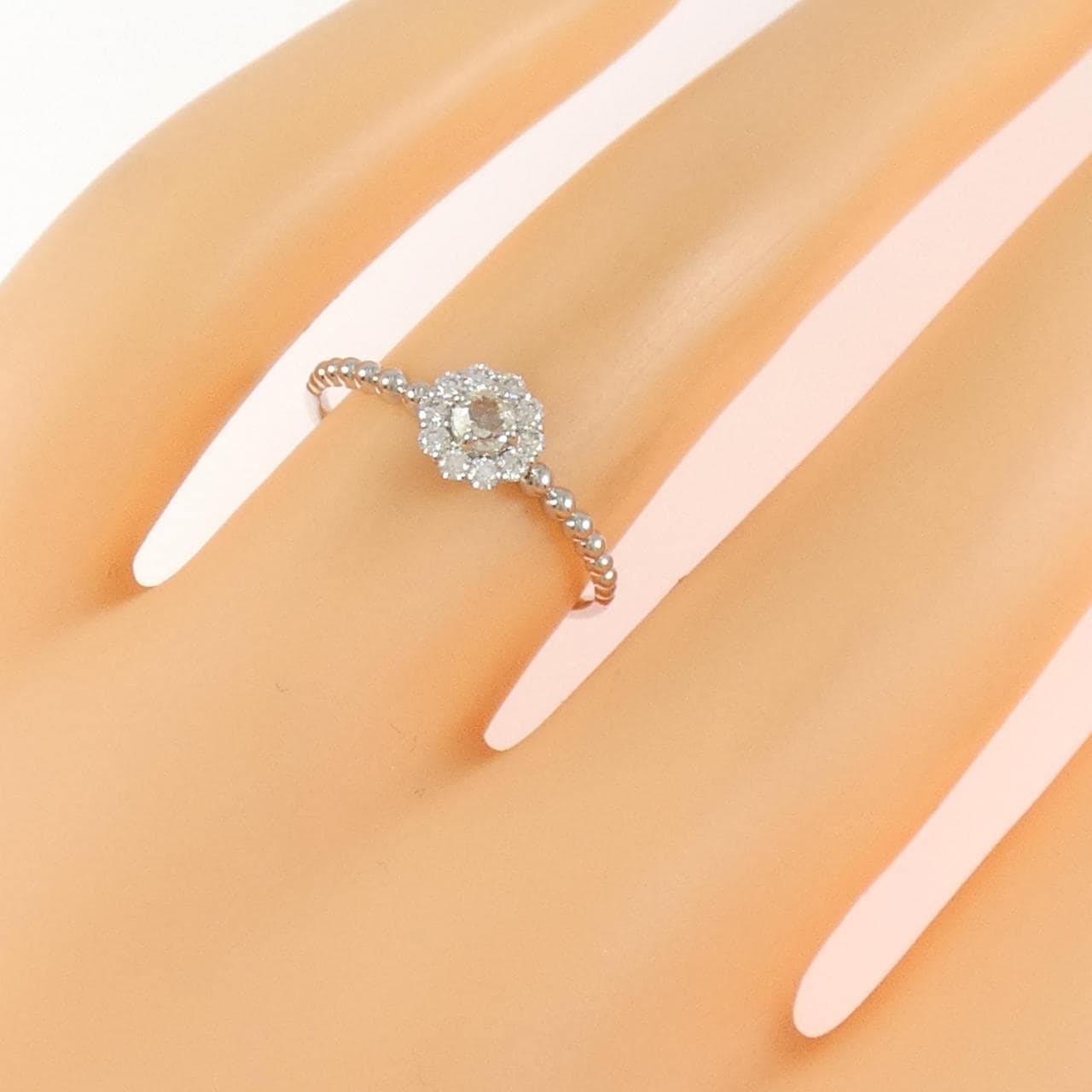 PT900 ダイヤモンド リング 0.08CT