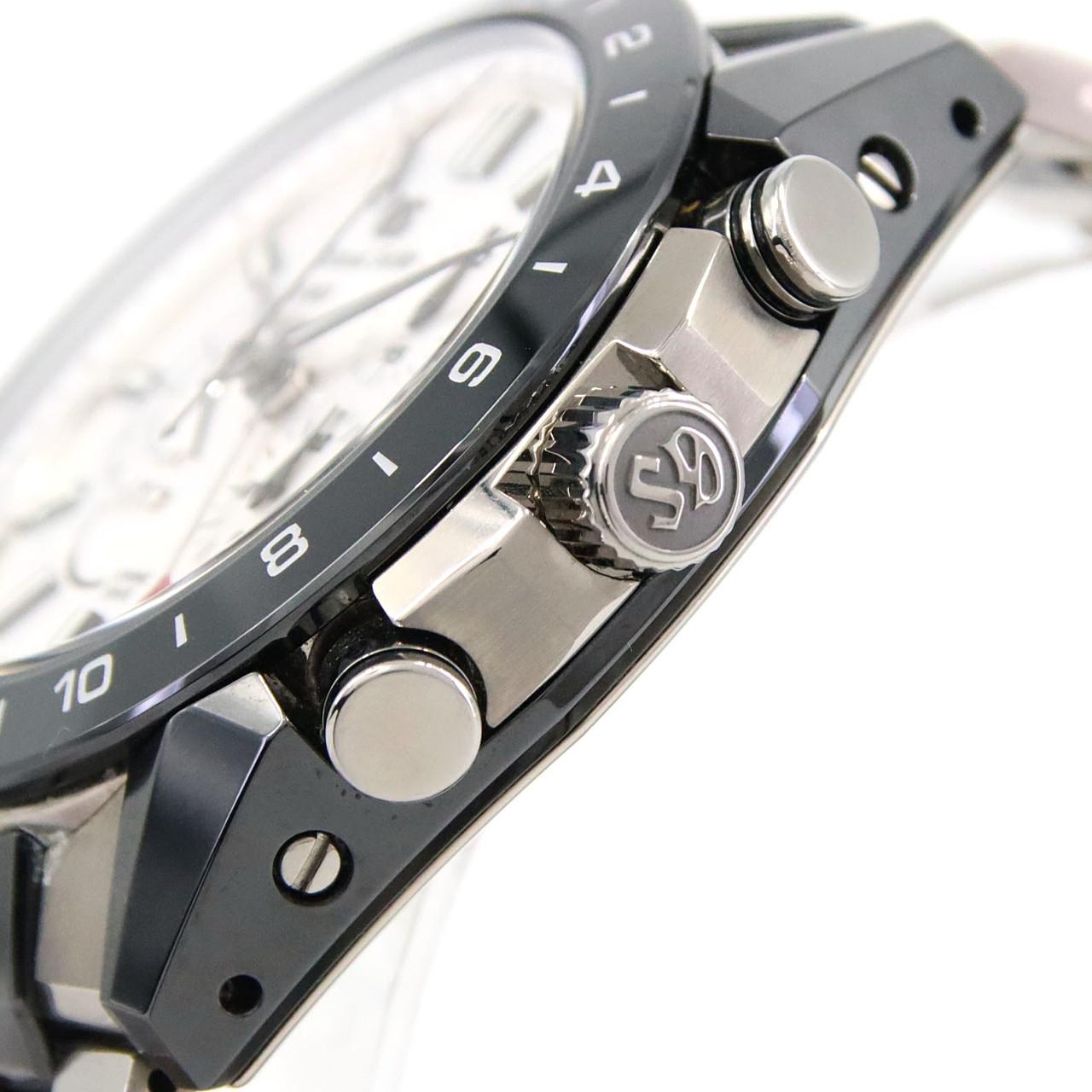 セイコー グランドセイコースポーツコレクショスプリングドライブクロノグラフ 9R86-0AG0/SBGC221 セラミックxTI 自動巻