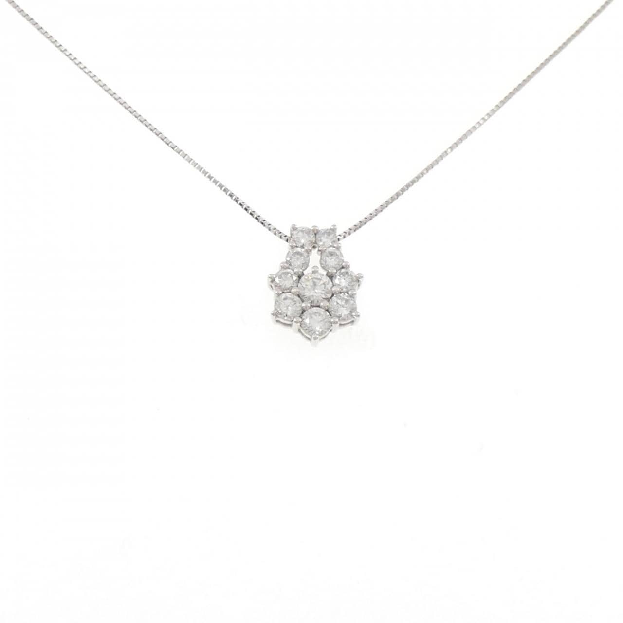 PT900/PT850 ダイヤモンド ネックレス 1.02CT