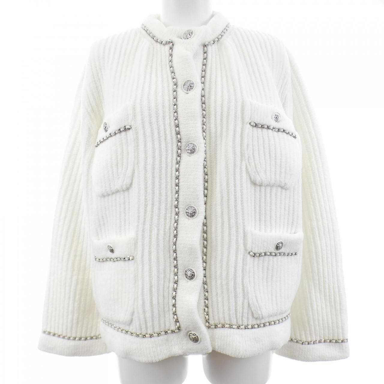 シャネル CHANEL LOOK45 P73520K10560 22B ノーカラージャケット