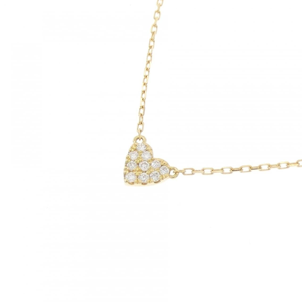 アーカー ハートパヴェ ネックレス 0.05CT