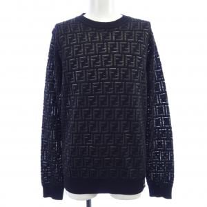 フェンディ FENDI エンブロイダードコットンスエットシャツ FZY063 AAUQ ニット