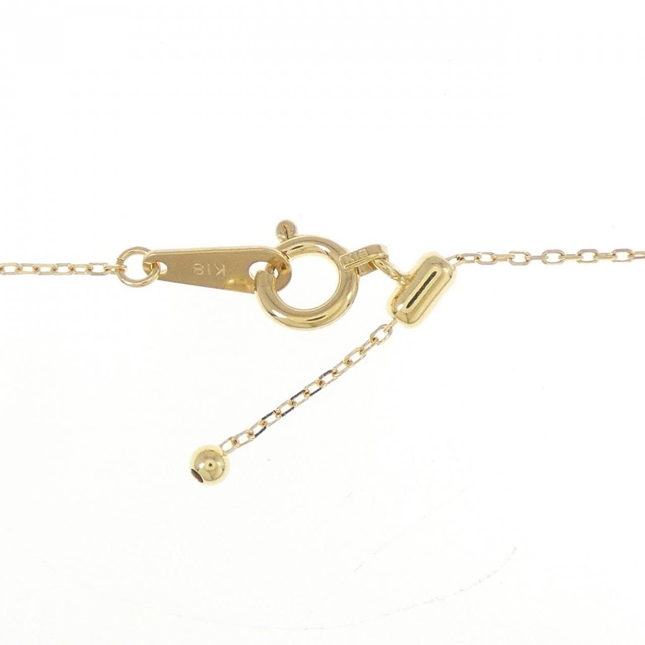 K18YG ダイヤモンド ネックレス 0.12CT
