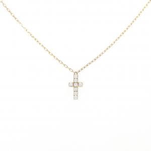 アーカー クロスパヴェ ネックレス 0.05CT