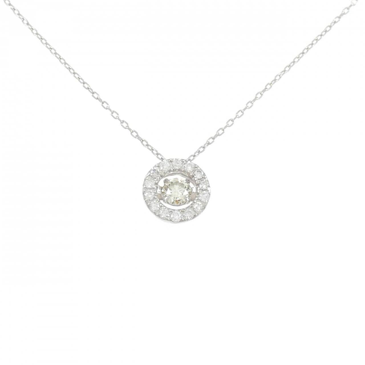 PT900/PT850 ダイヤモンド ネックレス 0.32CT