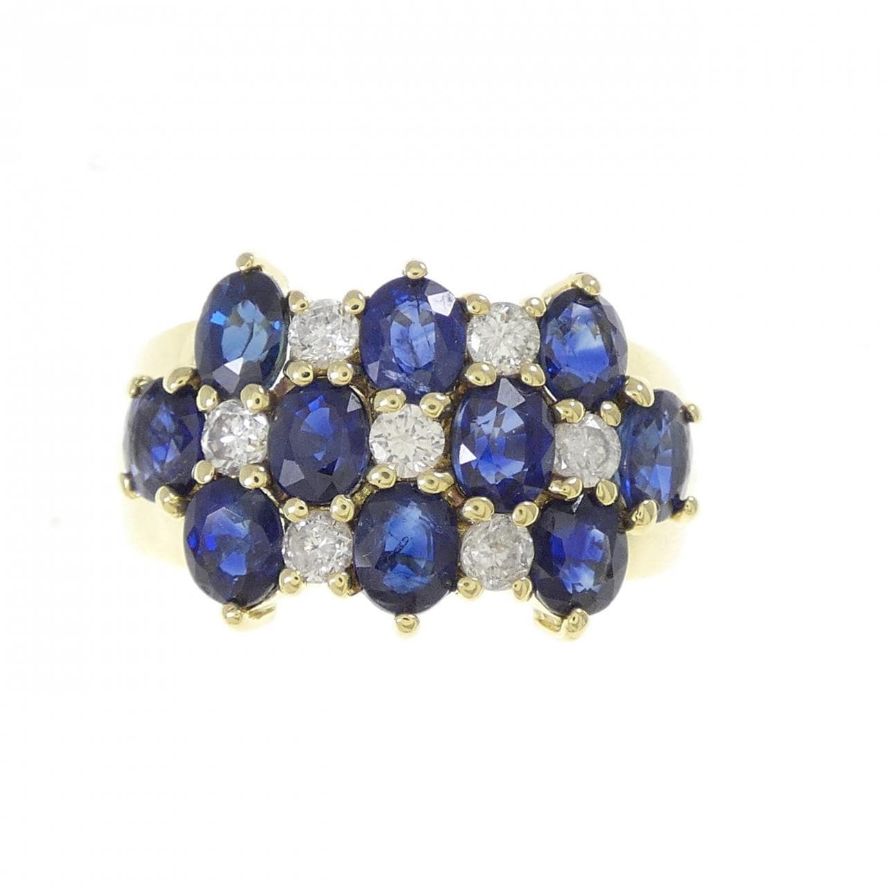 K18YG サファイヤ リング 2.79CT