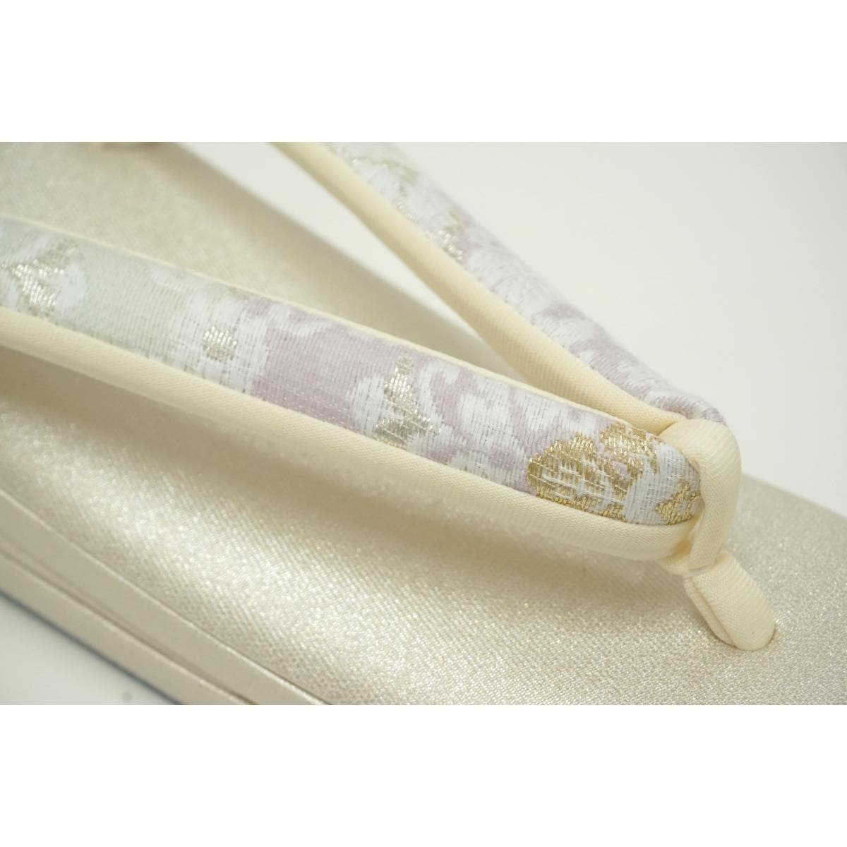 【新品】草履バッグセット　白梅　Ｍサイズ