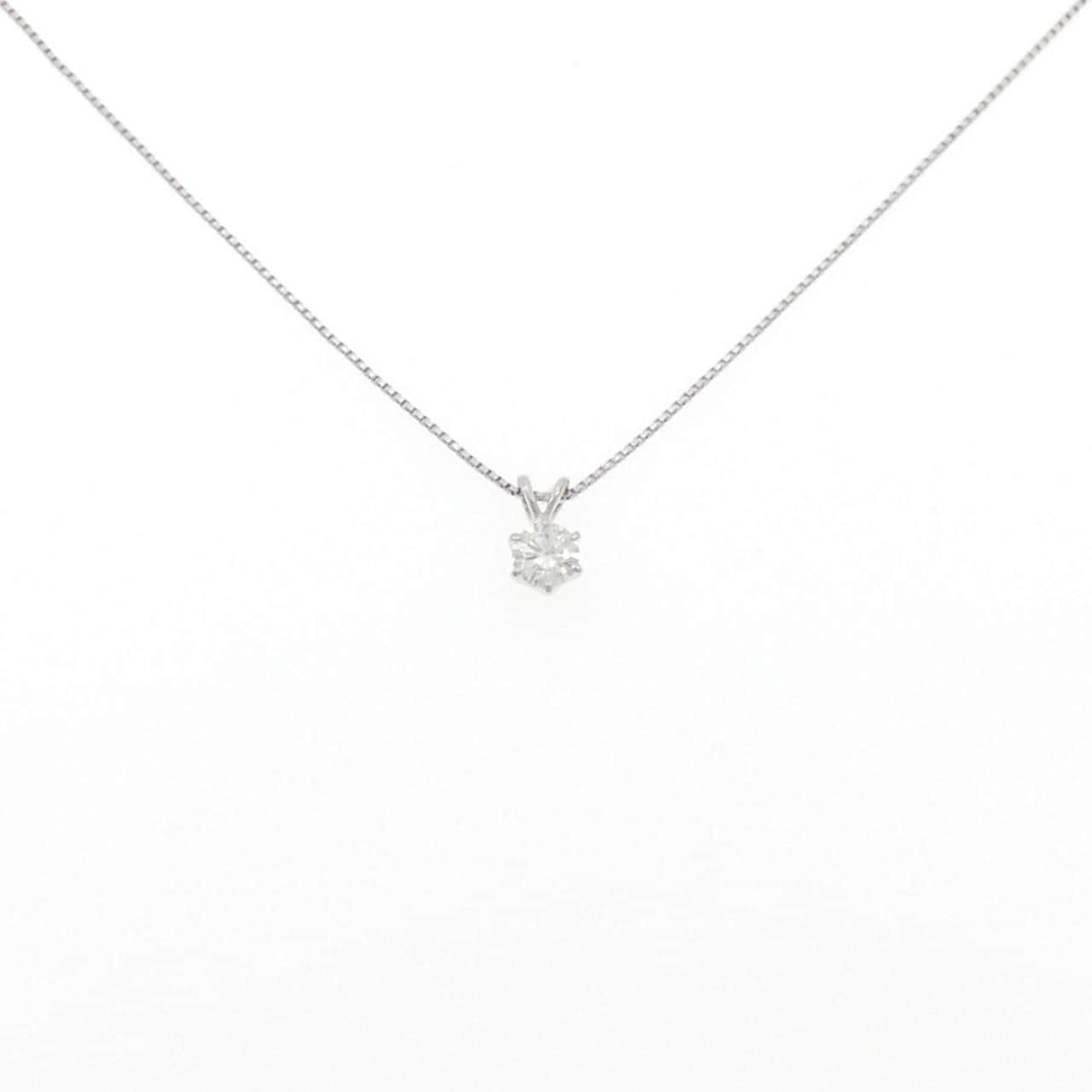 PT/PT850 ソリティア ダイヤモンド ネックレス 0.303CT