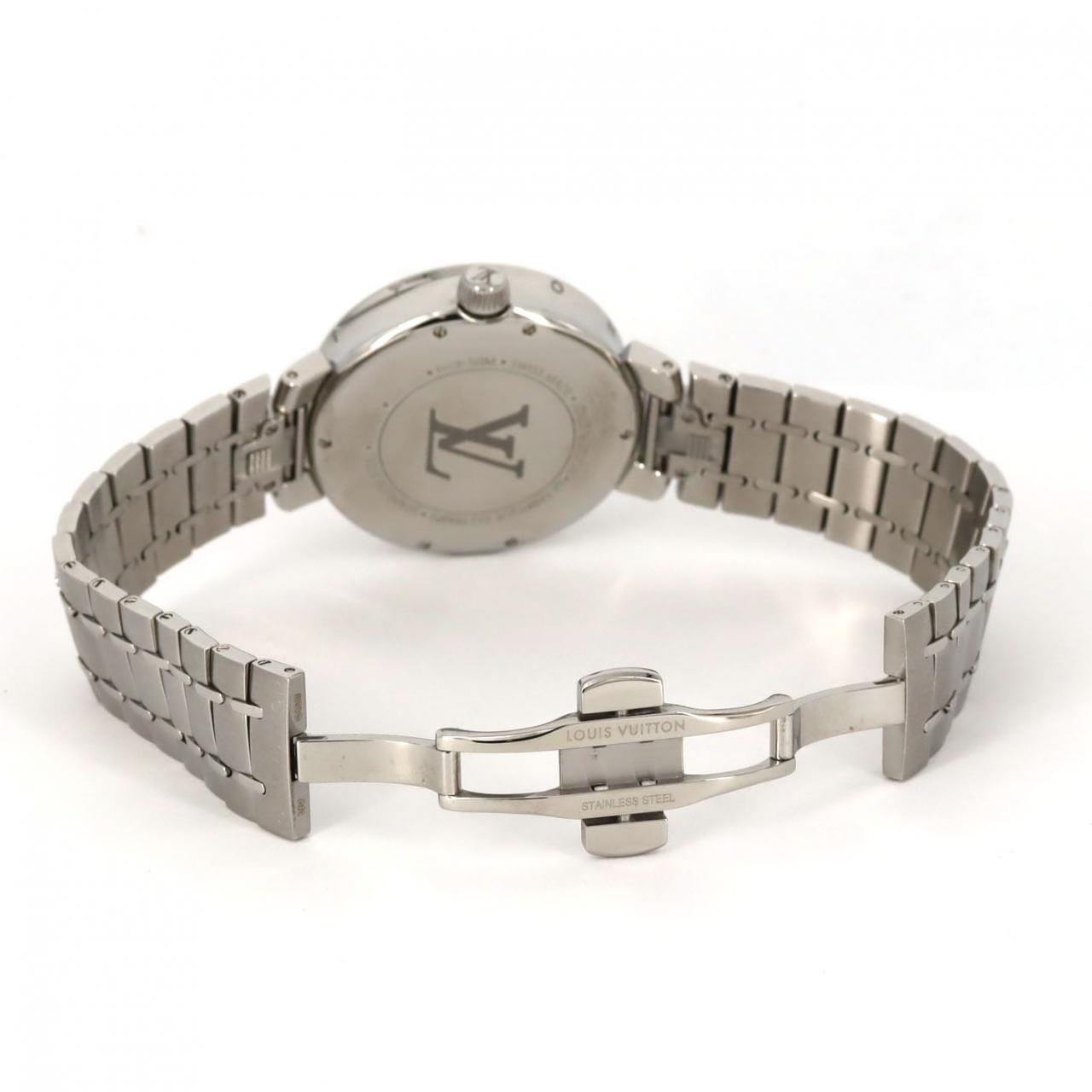 ルイヴィトン タンブールムーンデュアルタイム QA106 SS クォーツ