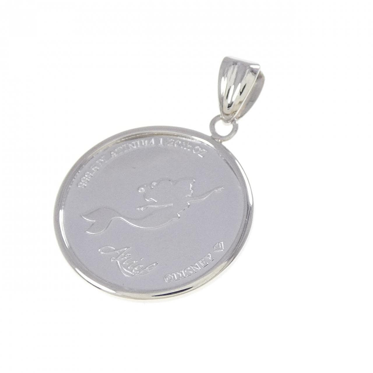 純PT(枠) コイン ペンダント