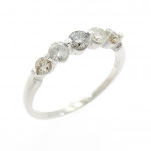 K18WG ダイヤモンド リング 0.50CT