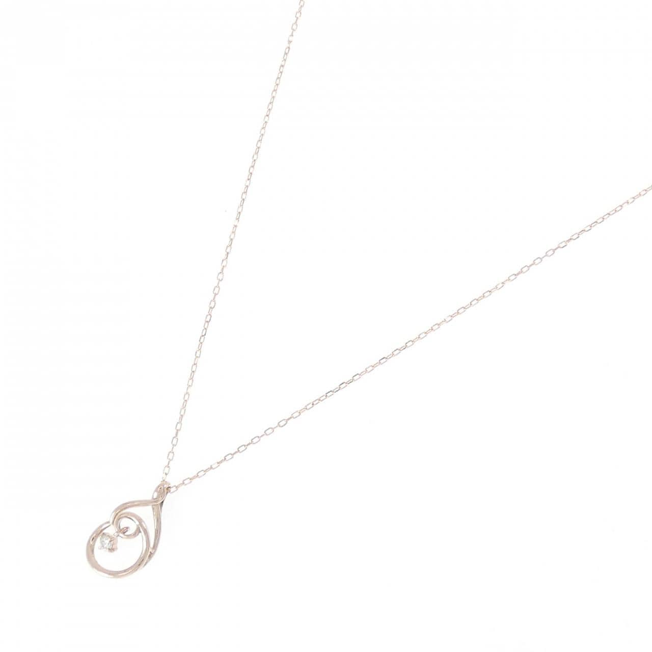 K10PG ダイヤモンド ネックレス 0.03CT
