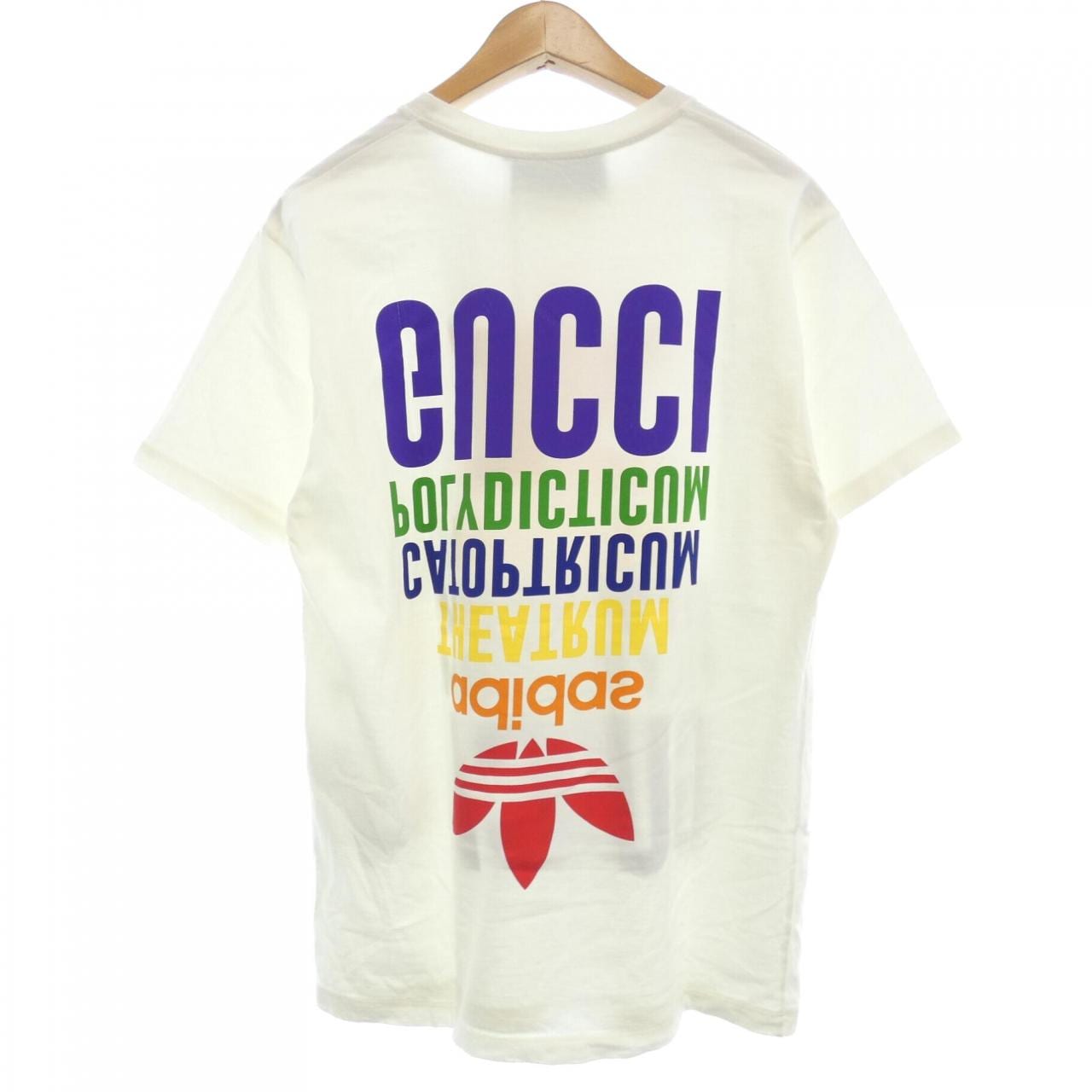グッチ GUCCI ADIDAS コットンジャージーTシャツ 717422 XJEXJ Tシャツ