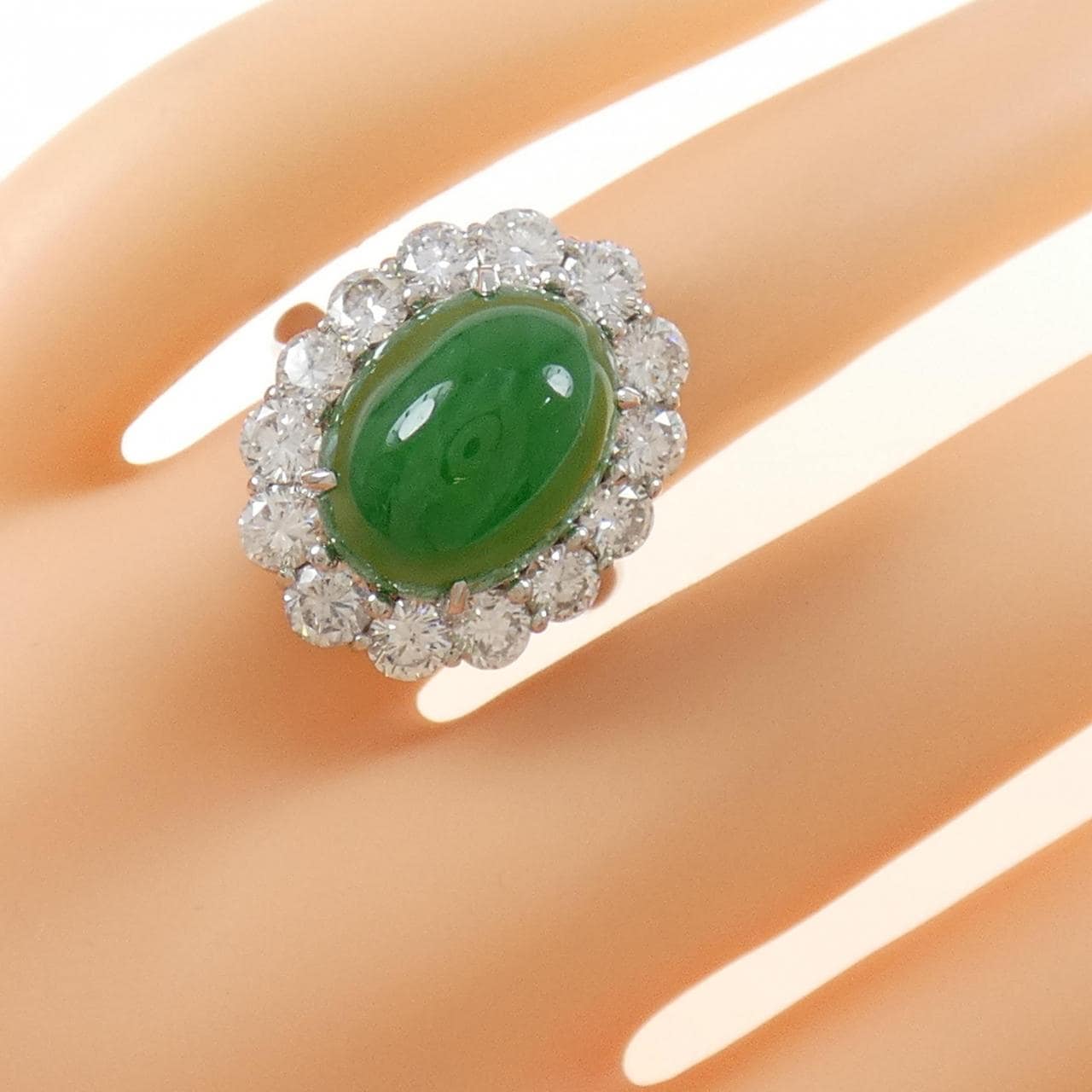 PT ヒスイ リング 11.59CT