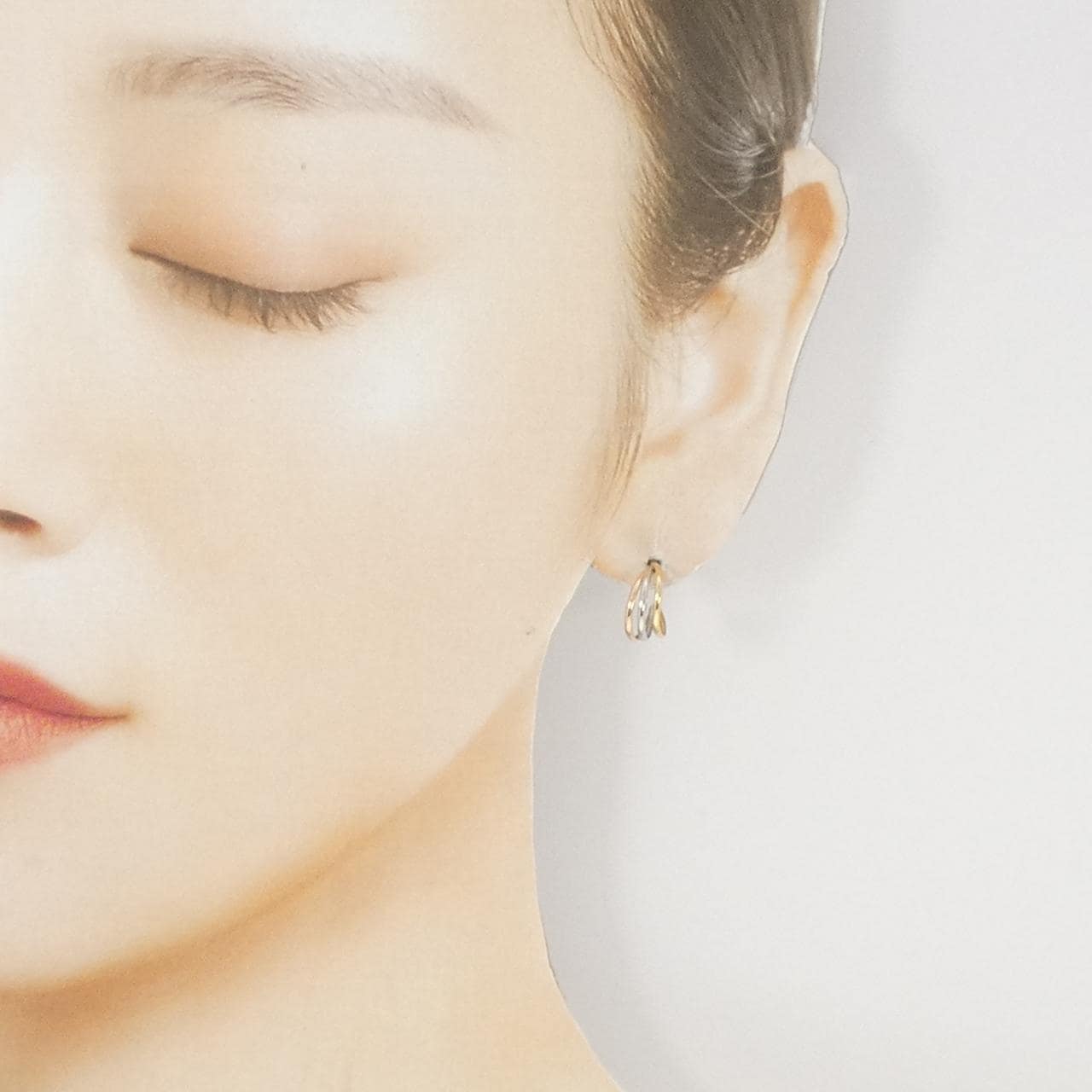 【新品】K18YG/PT900/K18PG ピアス