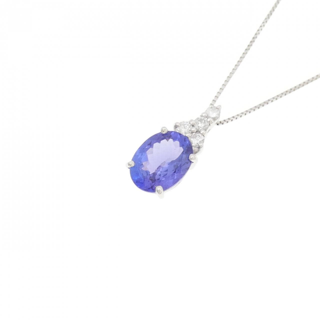 PT900/PT850 タンザナイト ネックレス 1.51CT