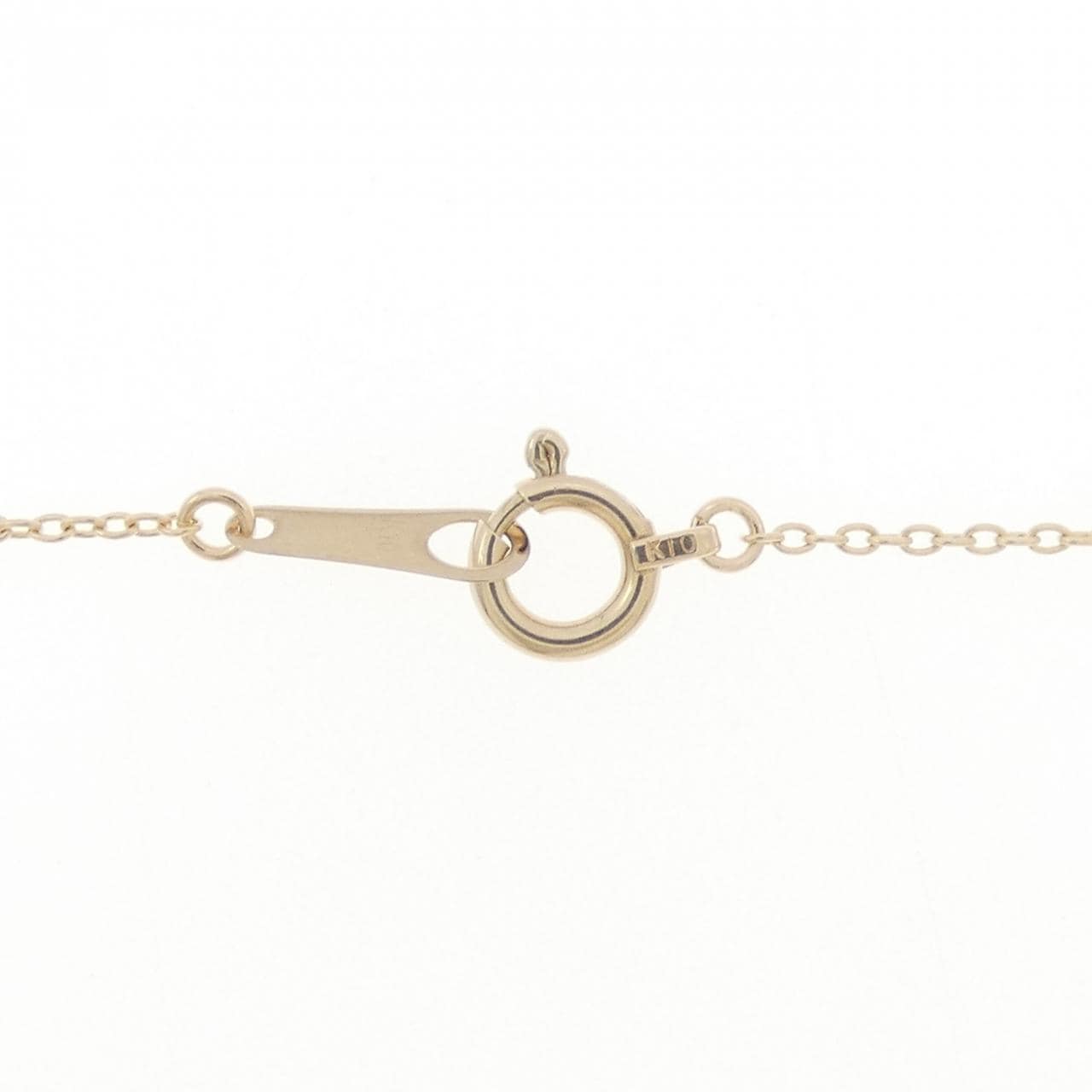 【リメイク】K10YG ホースシュー ダイヤモンド ネックレス 0.15CT