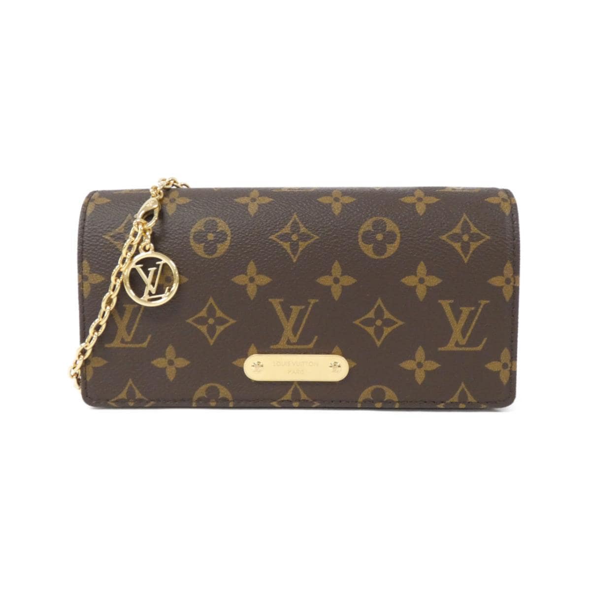 [Unused items] LOUIS VUITTON Monogram Wallet on Chain Lily M82509 Bag