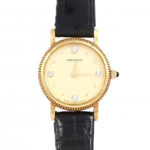 【ノーメンテナンス還元価格】モンビジュ ラウンドケース YG･4P D80413-00B2 YG クォーツ