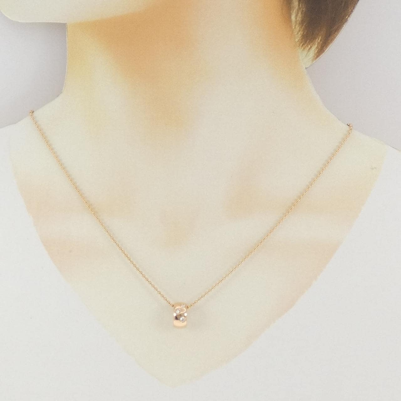 スタージュエリー ダイヤモンド ネックレス 0.08CT